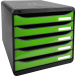 BIG BOX PLUS zwart/a-ppelgroen glossy/ St.