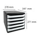 BIG-BOX PLUS Glossy black/glossy white/ Pc.