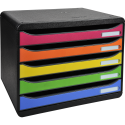 Module de classement Big Box Plus horizon 5 tiroirs Glossy/ Pce