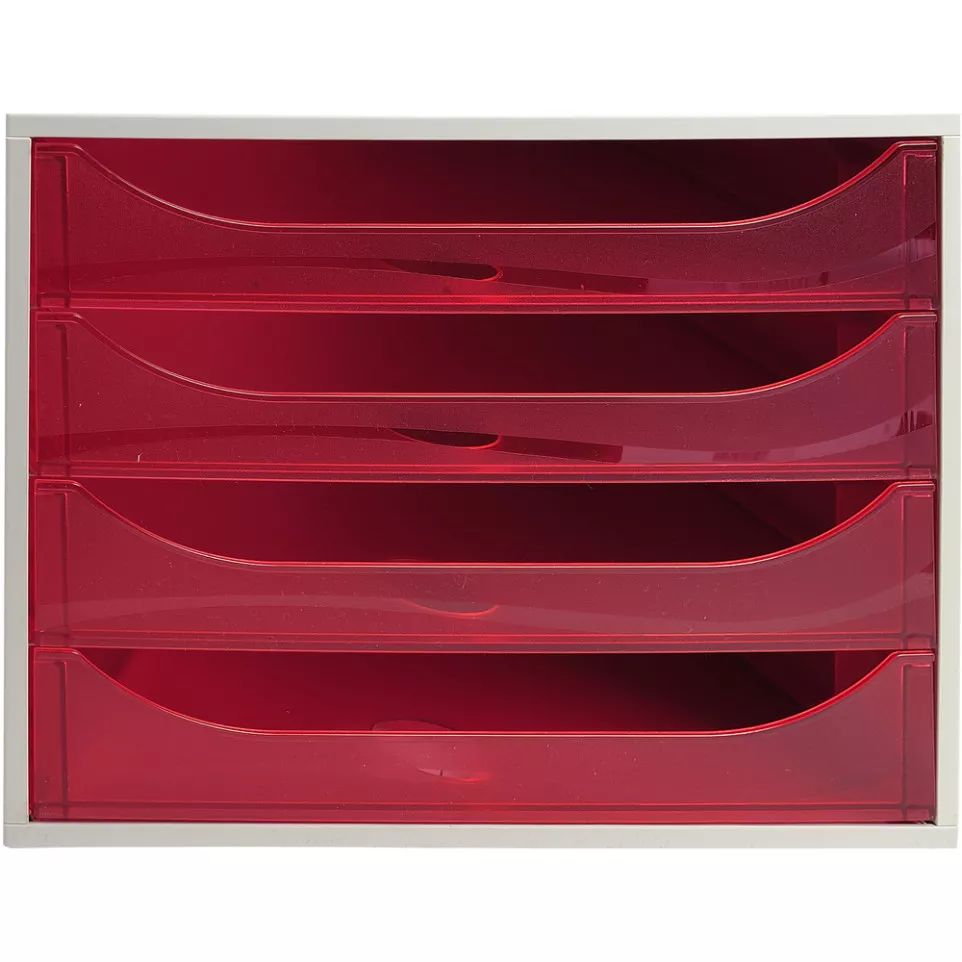 ECOBOX 4draw.Linicolor grey/harlequin...