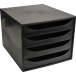 Module de classement Ecobox Ecoblack 4 tiroirs/ Pce