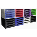 ECOBOX 4 laden ECOBlack zwart-ack  pallet32 zwart/ St.