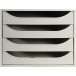 ECOBOX 4 laden Offic-e pallet32 grijs/ St.