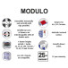 MODULO A4 EcoBlack 1-0 open ladenzw/grijs/ St.