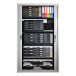 MODULO A4 - 10 open drawers ECO black/gr/ Pc.