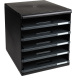 MODULO A4 - 5 open drawers ECO black/gre/ Pc.