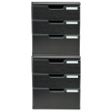 Module de classement Modulo Ecoblack 3 tiroirs fermés/ Pce