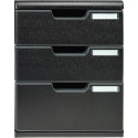 Module de classement Modulo Ecoblack 3 tiroirs fermés/ Pce
