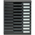 Module de classement Modulo Ecoblack 10 tiroirs fermés/ Pce