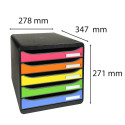 BIG-BOX PLUS black/glossy ocean blue/ Pc.