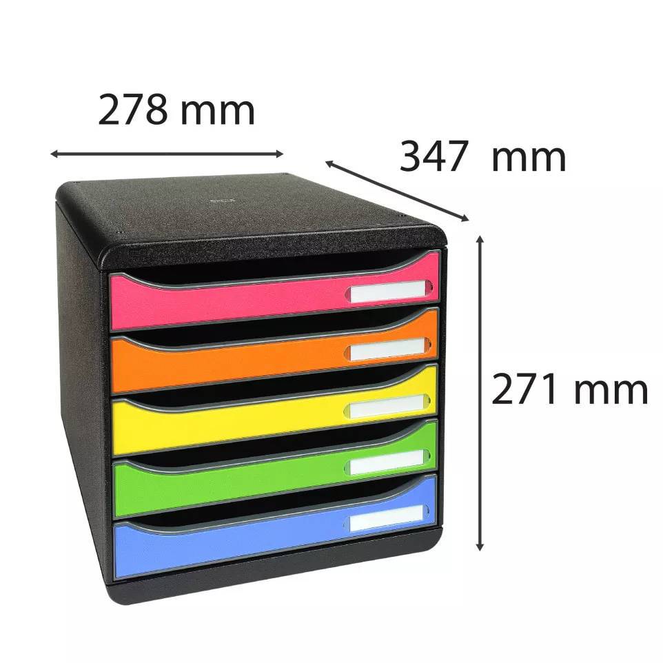 BIG-BOX PLUS black/glossy ocean blue/...
