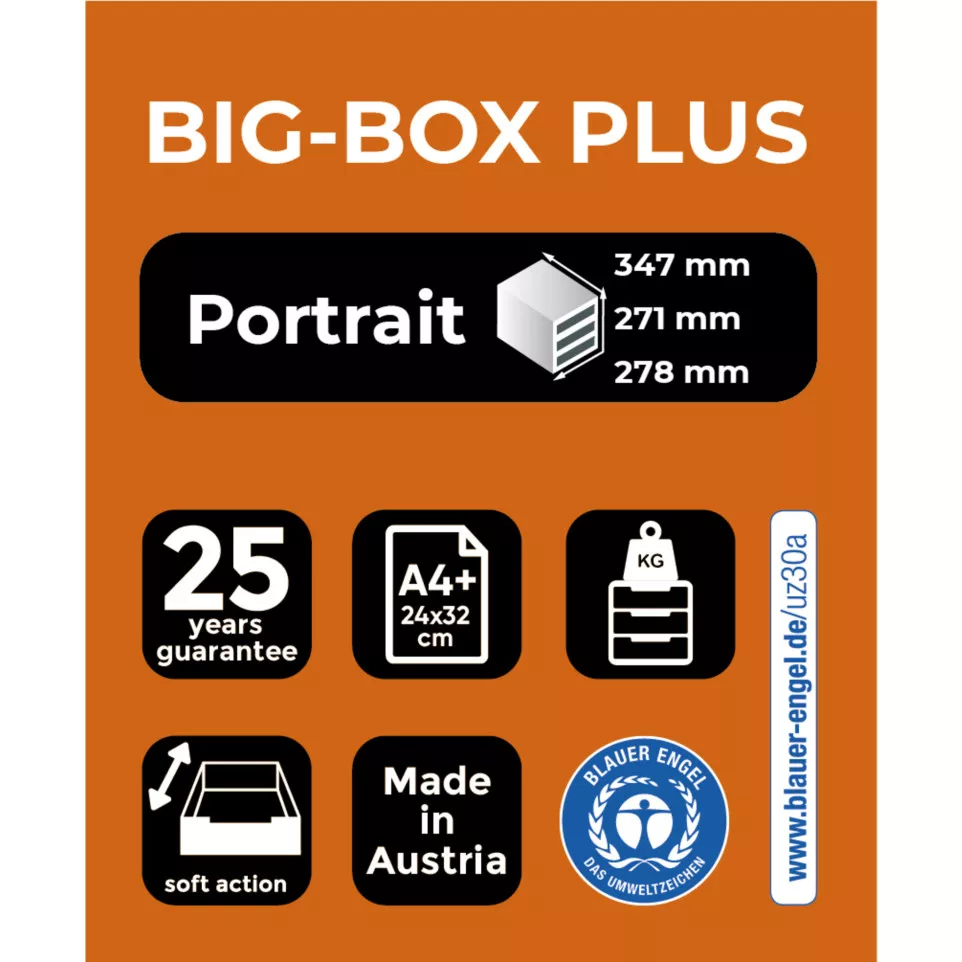 BIG-BOX PLUS black/glossy ocean blue/...