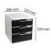 MODULO A4 (3 drawers)/ Pc.