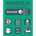 MODULO A4+ - 3  lade-n lichtgrijs/zwart/ St.
