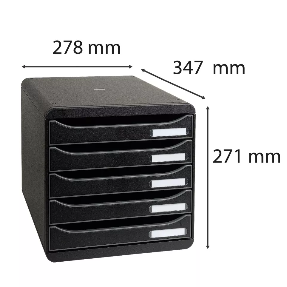 BIG BOX PLUS ECOBlack zwart-/ St.