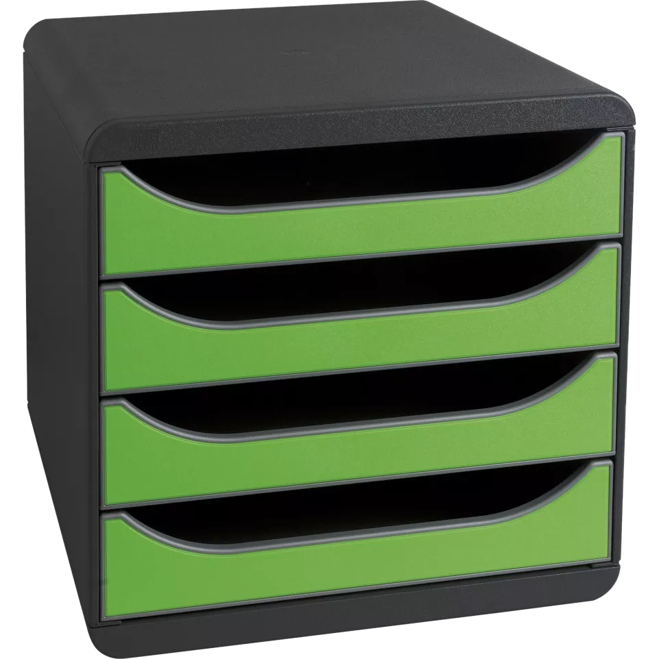 BIG BOX Iderama zwart/appelgroen-/ St.