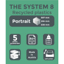 Exacompta THE SYSTEM 8 Drawer Set/ Pc.