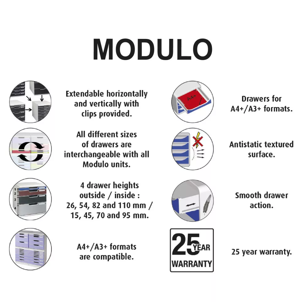 MODULO A3 (10 drawers) light...