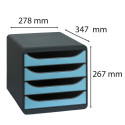 Module de classement Big Box 4 tiroirs Iderama/ Pce