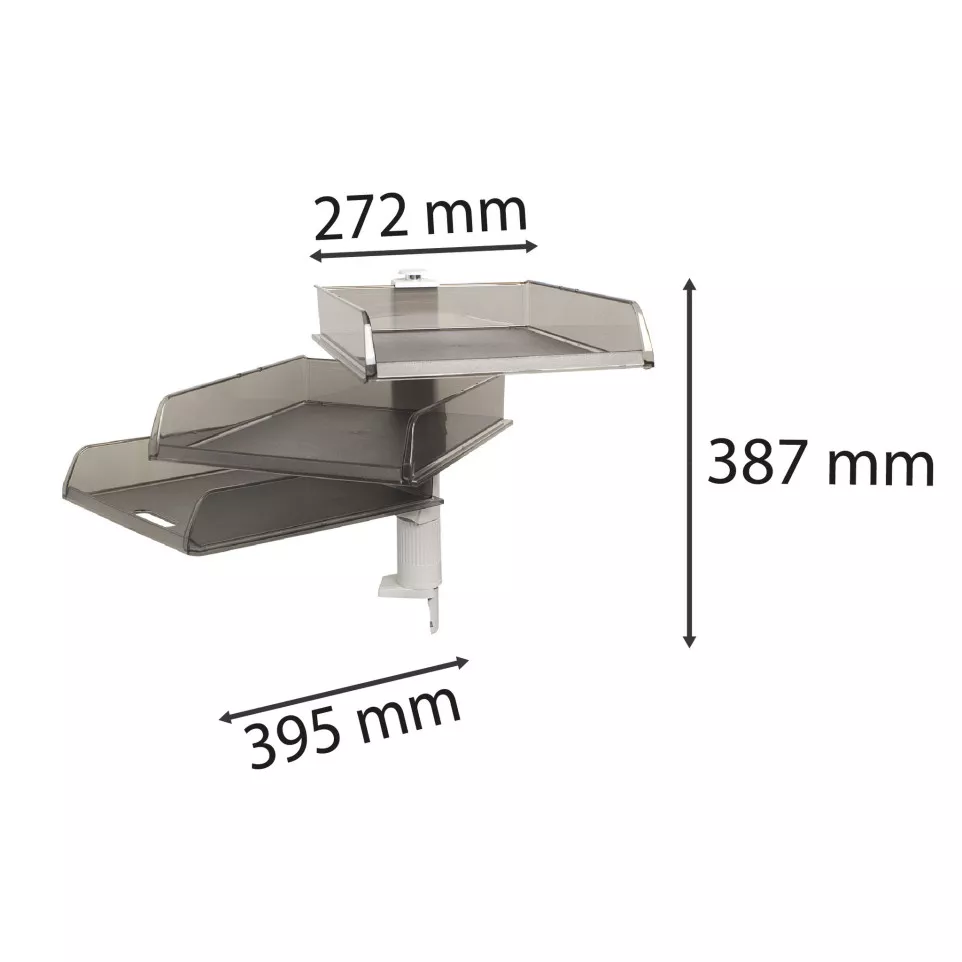 SWIVEL TRAY B4 light grey/ Pc.