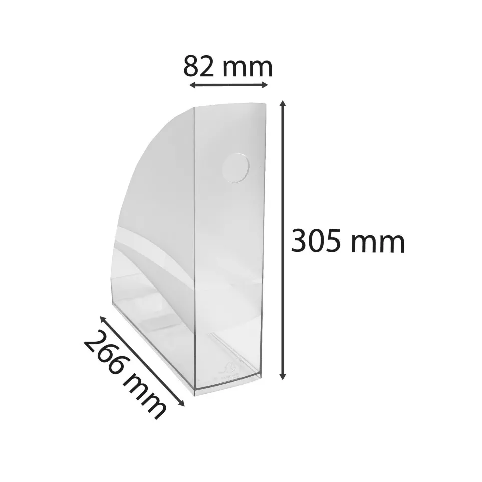 MAG-CUBE Magazine file Office clear/ Pc.