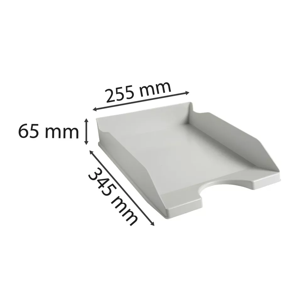ECOTRAY Brievenbak Office grijs-/ St.