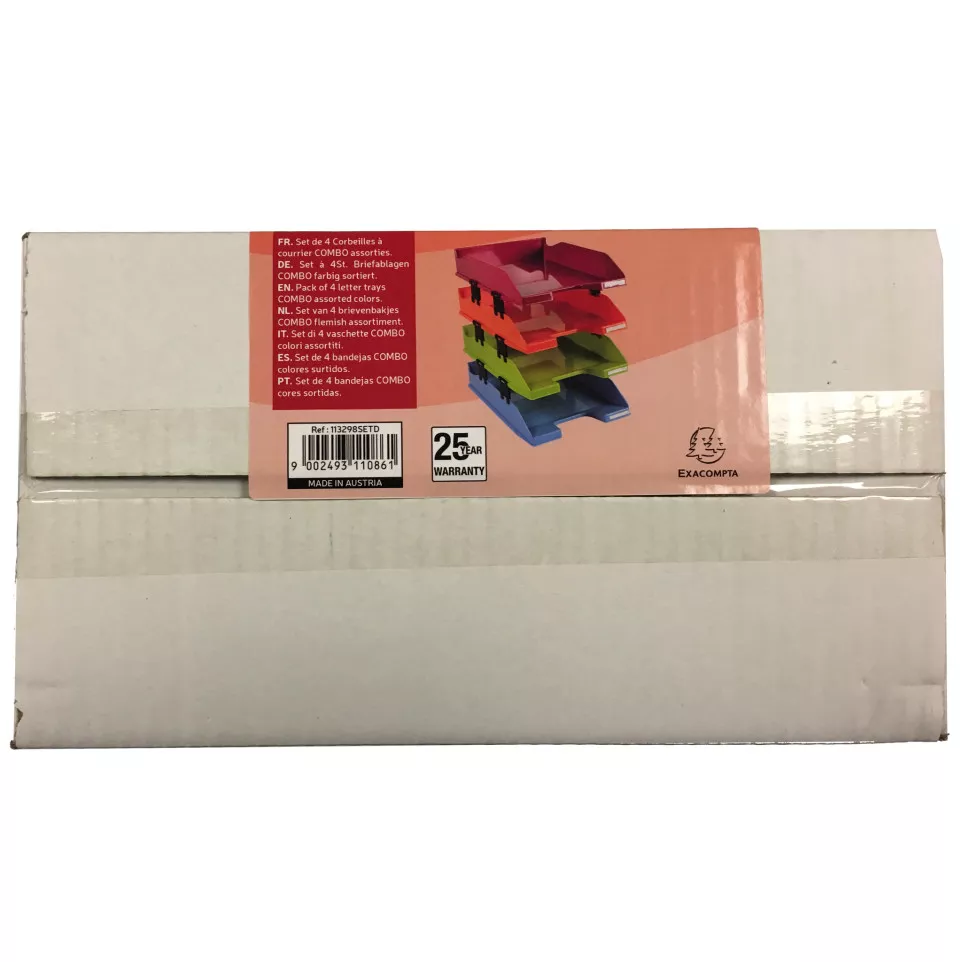 Set de 4 corbeilles-à-courrier Combo...