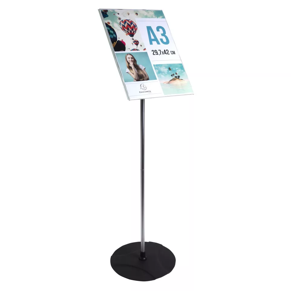 Floor sign holder ACRYLIC/ALU...