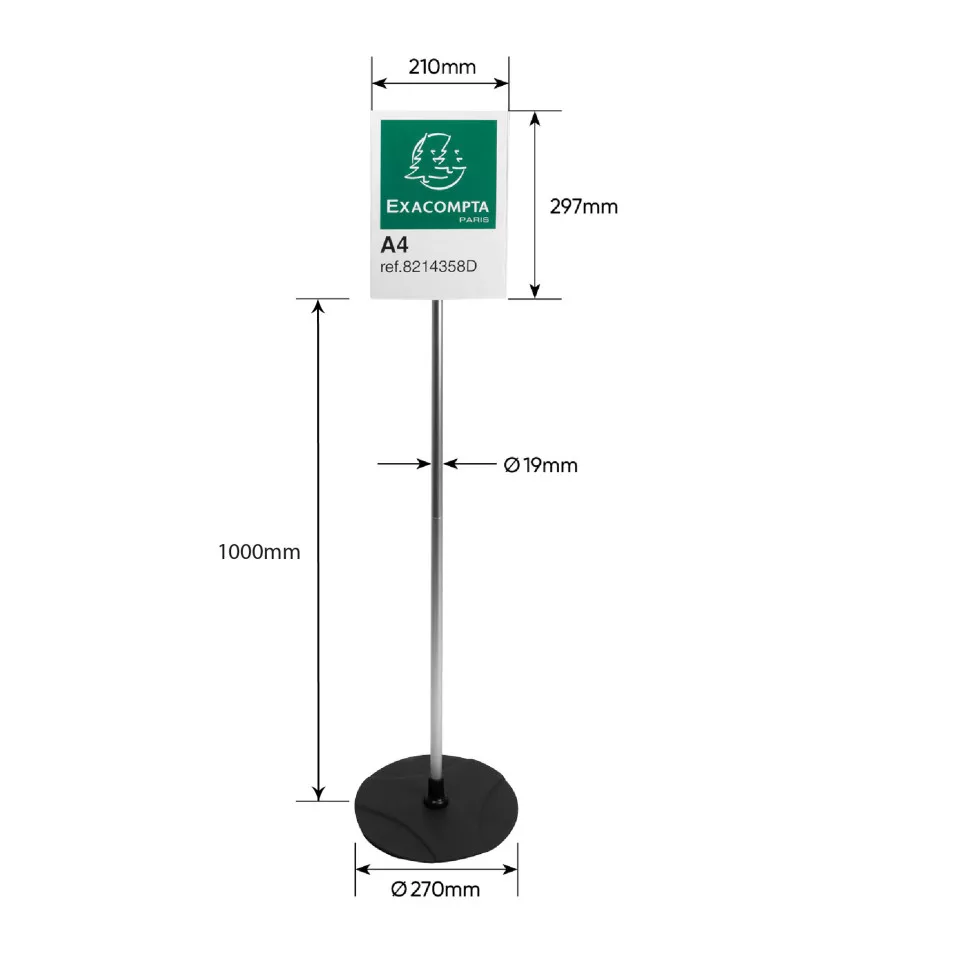 Presentatiestaander-PLEXI/ALU A4...