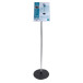 Presentatiestaander-PLEXI/ALU A4 staand/ St.