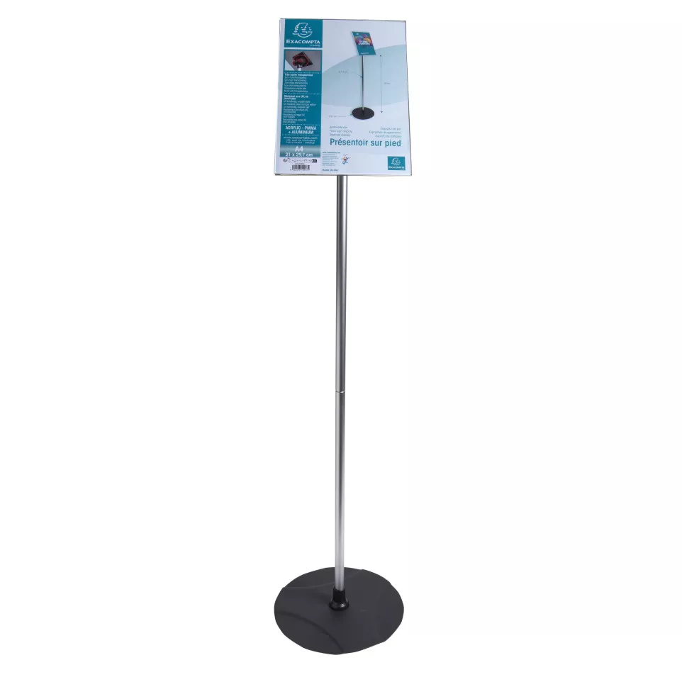 Présentoir sur pied aluminium...