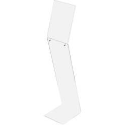 Freestanding acrylic...