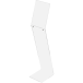Freestanding acrylic display stand A4/ Pc.