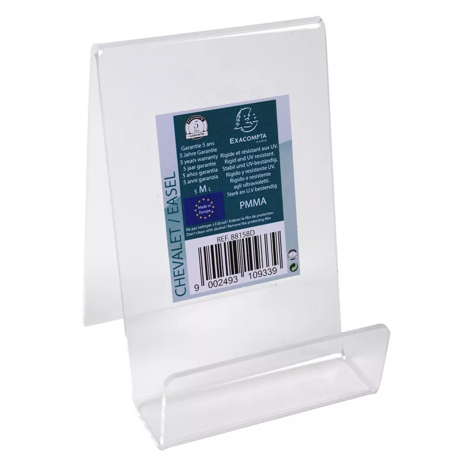 Easel holder size M clear/ Pc.