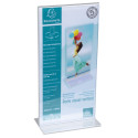 Stand-up sign holder DL clear/ Pc.