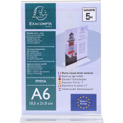 Exacompta A6 Stand-up Sign...