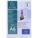 Exacompta A6 Stand-up Sign Holder/ Pc.