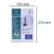 Exacompta A6 Stand-up Sign Holder/ Pc.
