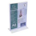 Exacompta A6 Stand-up Sign Holder/ Pc.