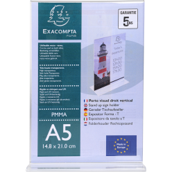 Stand-up sign holder A5...