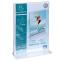 Stand-up sign holder A5 clear/ Pc.