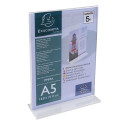 Stand-up sign holder A5 clear/ Pc.