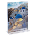 Stand-up sign holder A5 clear/ Pc.