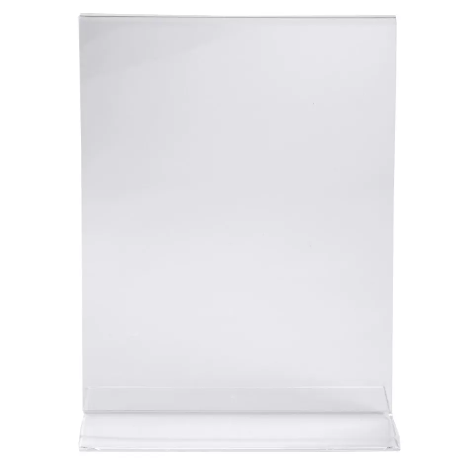 Stand-up sign holder A4 clear/ Pc.