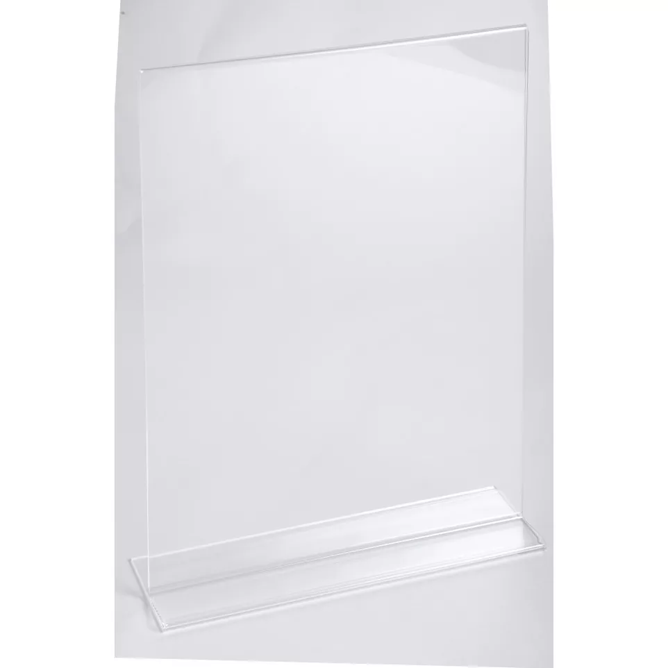 Stand-up sign holder A4 clear/ Pc.