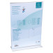 Stand-up sign holder A4 clear/ Pc.