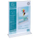 Stand-up sign holder A4 clear/ Pc.
