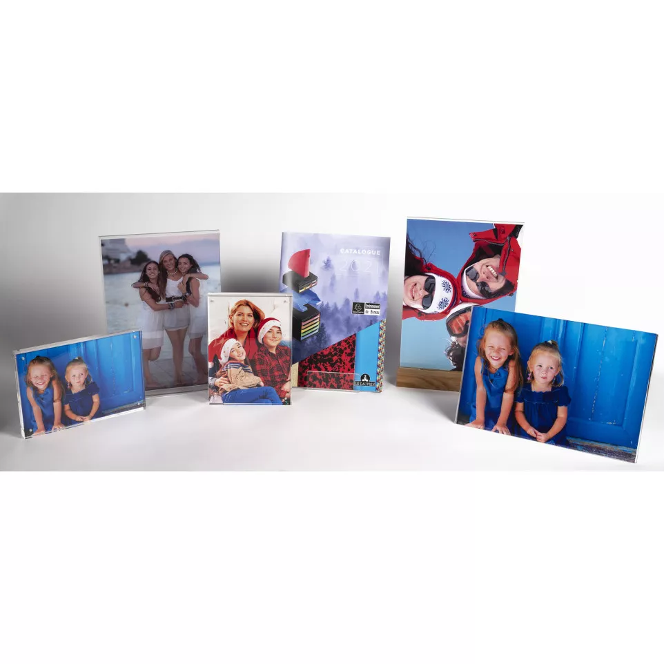 Stand-up sign holder A4 clear/ Pc.