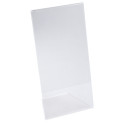 Slanted sign holder DL clear/ Pc.