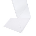 Slanted sign holder DL clear/ Pc.